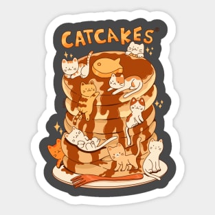 Cat cakes Sticker